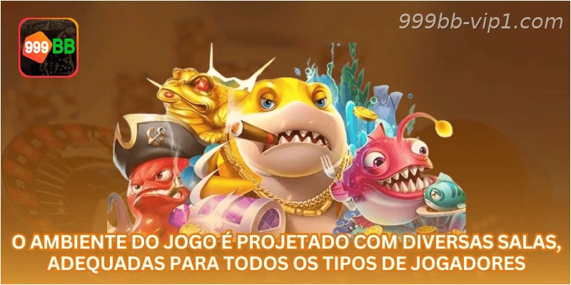 O ambiente do jogo é projetado com diversas salas, adequadas para todos os tipos de jogadores.