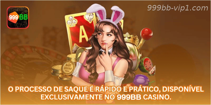 O processo de saque é rápido e prático, disponível exclusivamente no 999BB CASINO.