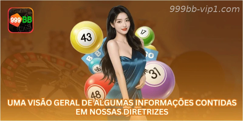 Uma visão geral de algumas informações contidas em nossas diretrizes.
